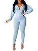 Zweiteilige Trainingsanzug-Sets Damen-Outfit im Korsett-Stil