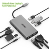 Acer 10-in-1 Dongle Adapter USB Type-C zu 3x USB 3.0,  HDMI, VGA,  RJ45,  Audio,  SD&TF Kartenleser