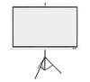 Acer T82-W01MW Stativ-Leinwand 205 cm 82, 5 Zoll