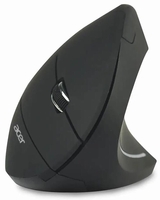 Acer vertikale ergonomische kabellose Maus 1600 dpi,  2.4 GHz,  Schwarz