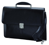 Alassio Aktentasche Alassio Aktent. FAENZA Leder 47011 Leder schwarz