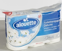 alouette Toilettenpapier alouette Toi-Papier 5lg 6x130 5-lagig