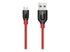 ANKER PowerLine+ Micro USB 3ft Red