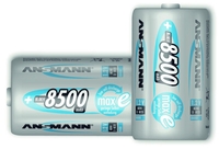 ANSMANN Akkus ANSMANN Mono-Akku 8500 mAh Mono D 1.2 V