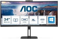 AOC CU34V5CW/BK Curved Monitor 86, 4 cm (34 Zoll)