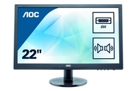 AOC Monitor E2260SDA LCD-Display 55, 9 cm (22") schwarz