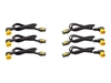 APC AP8702R-WW Stromkabel-Set (je 6),  verriegelbar,  C13 auf C14 (90 Grad),  0, 6 m