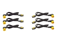 APC AP8702R-WW Stromkabel-Set (je 6),  verriegelbar,  C13 auf C14 (90 Grad),  0, 6 m