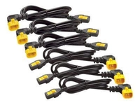 APC AP8704R-WW Stromkabel-Set (je 6),  verriegelbar,  C13 auf C14 (90 Grad),  1, 2 m