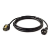 APC AP8755 Stromkabel mit Verriegelung,  C19 auf CEE/7 Schuko,  3, 0 m