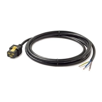 APC AP8759 Stromkabel mit Verriegelung,  C19 auf Hardwire 3-Wire,  3, 0 m