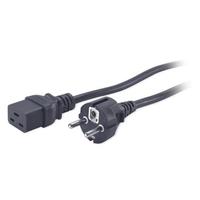 APC AP9875 Stromkabel,  C19 auf CEE/7 Schuko,  2, 5 m