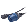 APC AP9876 Stromkabel,  C19 auf IEC309 (16A),  2, 4 m
