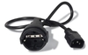 APC AP9880 Netzkabel,  C14 auf CEE 7/7 Schuko,  0, 6 m
