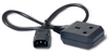 APC AP9881 Stromkabel,  C14 auf BS1363 (UK),  0, 6 m