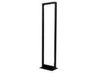 APC AR201 NetShelter-Rack mit 2 Pfosten,  45 U,  12-24 Gewindelöcher,  schwarz