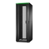 APC Easy Rack 800mm/48HE/1000mm mit Dach,  Seitenwand,  Rollen,  Füßen und 4 Halterungen,  ohne Boden,  schwarz (ER8802)