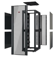 APC NetShelter SX Gehäuse,  48HE,  600 mm x 1070 mm (B x T),  ohne Seitenteile,  ohne Türen,  schwarz (AR3107X617)