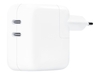 Apple 35W Dual USB-C Port Power Adapter - Netzteil - 35 Watt