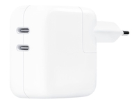 Apple 35W Dual USB-C Port Power Adapter - Netzteil - 35 Watt