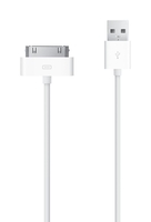 Apple Kabel von Dock-Anschluss auf USB für Apple iPad / iPod / iPhone,  weiß