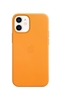 Apple Leder Case mit MagSafe für Apple iPhone 12 mini,  california poppy