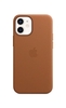 Apple Leder Case mit MagSafe für Apple iPhone 12 mini,  sattelbraun