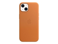 Apple Leder Case mit MagSafe für Apple iPhone 13,  goldbraun