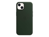 Apple Leder Case mit MagSafe für Apple iPhone 13,  sequoia grün
