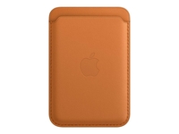 Apple Leder Wallet mit MagSafe für iPhone 13 /13 Pro / 13 Pro Max / 13 mini,  goldbraun