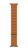Apple Lederarmband mit Endstück 41mm goldbraun