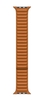 Apple Lederarmband mit Endstück 41mm goldbraun