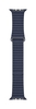 Apple Lederarmband mit Schlaufe 44mm taucherblau