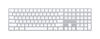 Apple Magic Keyboard mit Ziffernblock,  Tastatur deutsch,  silber