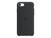Apple Silikon Case für Apple iPhone 7 / 8 / SE,  mitternacht