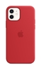 Apple Silikon Case mit MagSafe für Apple iPhone 12 / 12 Pro,  rot