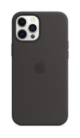 Apple Silikon Case mit MagSafe für Apple iPhone 12/ 12 Pro,  schwarz