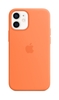 Apple Silikon Case mit MagSafe für Apple iPhone 12 mini,  kumquat