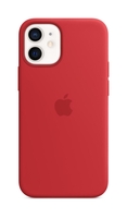 Apple Silikon Case mit MagSafe für Apple iPhone 12 mini,  rot