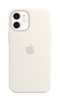 Apple Silikon Case mit MagSafe für Apple iPhone 12 mini,  weiß