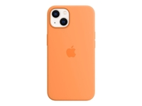 Apple Silikon Case mit MagSafe für Apple iPhone 13,  gelborange