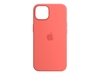 Apple Silikon Case mit MagSafe für Apple iPhone 13,  pink pomelo