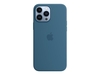 Apple Silikon Case mit MagSafe für Apple iPhone 13 Pro Max,  eisblau