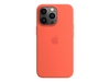 Apple Silikon Case mit MagSafe für Apple iPhone 13 Pro,  nektarine