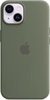 Apple Silikon Case mit MagSafe für Apple iPhone 14,  olive