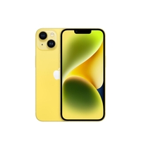Apple Silikon Case mit MagSafe für Apple iPhone 14 Pro,  yellow