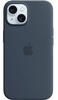 Apple Silikon Case mit MagSafe für Apple iPhone 15 Plus,  sturmblau