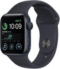 Apple Watch SE (GPS) 44mm Aluminiumgehäuse mitternacht,  Sportband mitternacht