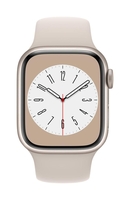 Apple Watch Series 8 (GPS) 45mm Aluminiumgehäuse polarstern,  Sportband polarstern