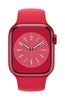Apple Watch Series 8 (GPS) 45mm Aluminiumgehäuse rot,  Sportband rot